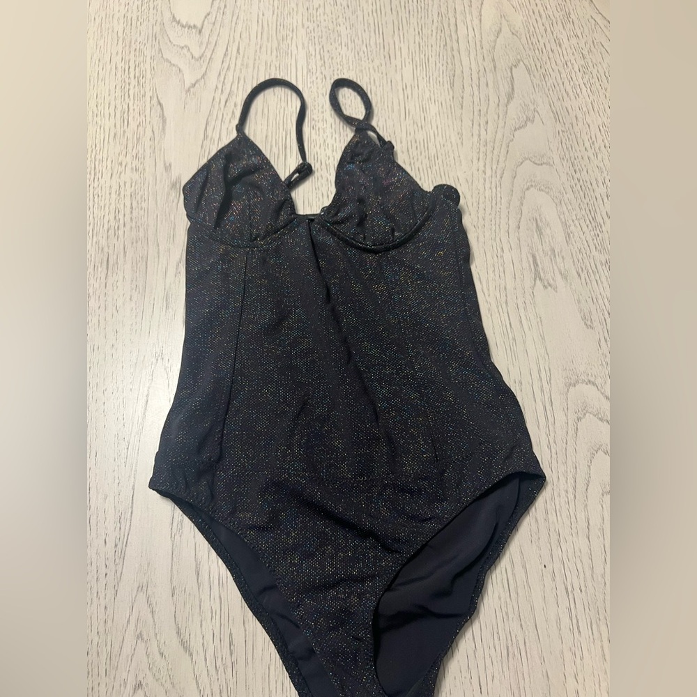 Signature8 Black Sparkle Bodysuit